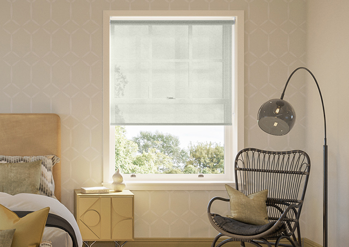 Illusion, Soft Grey - Twist&Fit Roller Blind - Image 3